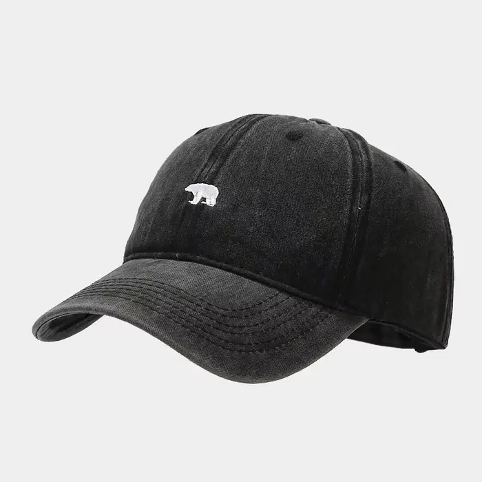Casquette de Baseball brodée d'ours pour femmes et hommes