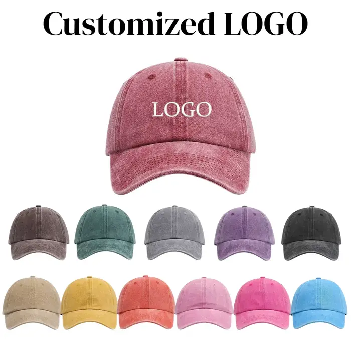 Casquette de baseball brodée avec logo