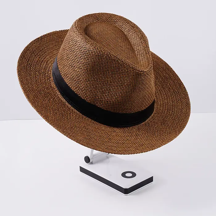 Chapeau de paille d'été naturel Panama