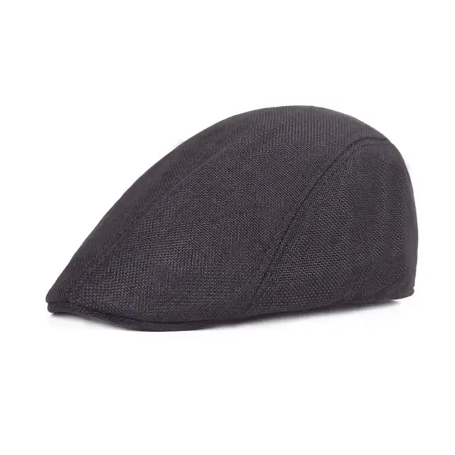 Béret rétro en coton pour hommes, casquette avant, casquette Patricia, haut souple, casquette décont