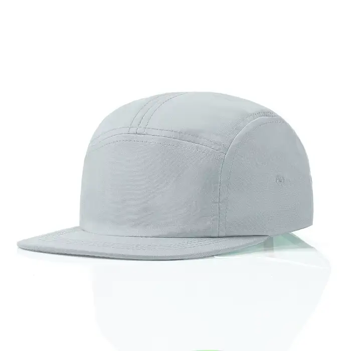 Casquette de Baseball personnalisée en Nylon imperméable à séchage rapide, cinq panneaux, Casquette
