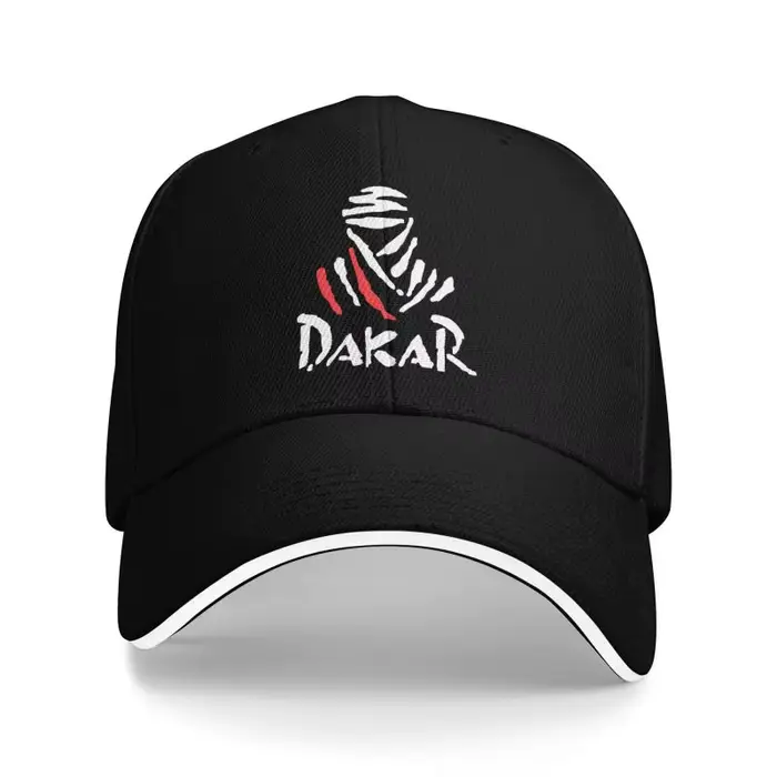 Casquette de baseball Rétro Dakar Rally pour Moto, Casquette Sandwich de Course Tout-Terrain pour Ho
