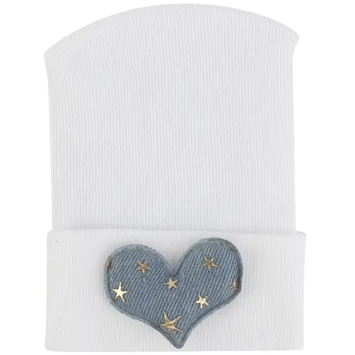 Geebro – chapeaux pour nouveau-né, mignon, couronne, cœur, hôpital, bonnet en coton doux, couleur un