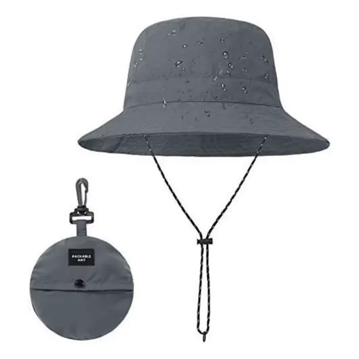 Chapeau de pêcheur pliable pour hommes et femmes, Protection UV, visière imperméable à séchage rapid