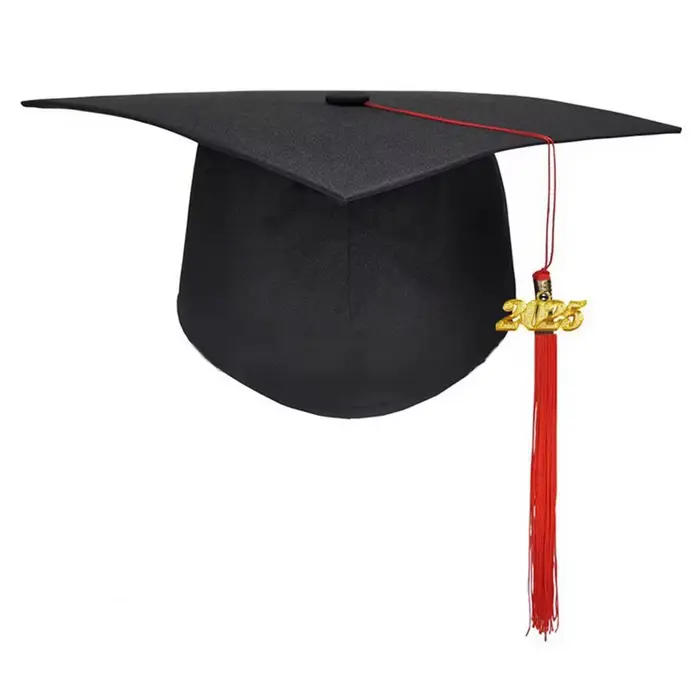 Chapeau de graduation pour adultes 2025 – Chapeau de remise de diplôme pour adultes avec taille ajus