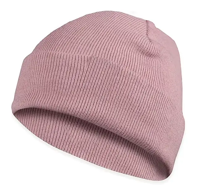 Bonnet unisexe 100% laine mérinos pour femmes et hommes, tricot côtelé, chapeau d'hiver, doux et cha