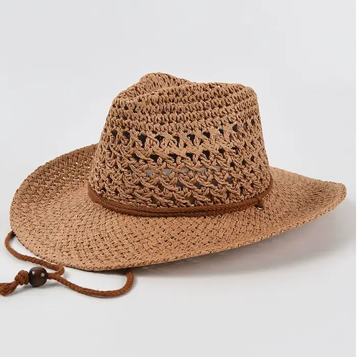 Chapeau de paille doux Panama pour hommes et femmes, chapeaux de plage de voyage respirants d'été, c