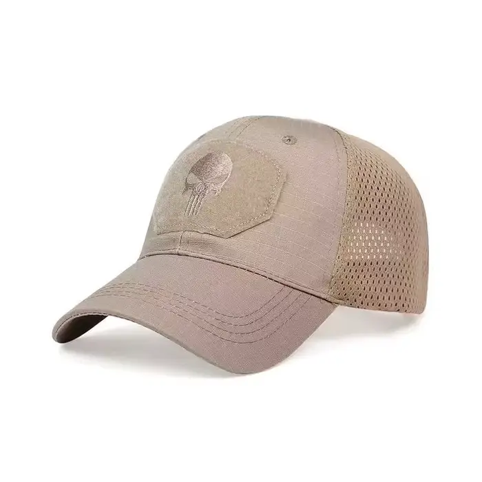 Casquette de Baseball en maille pour hommes et femmes, Camouflage, crâne, réglable, Airsoft, tactiqu