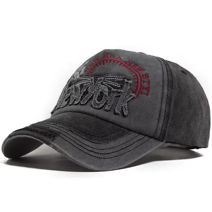 Casquettes pour hommes vintage délavées, casquette de baseball brodée New York, chapeau décontracté 