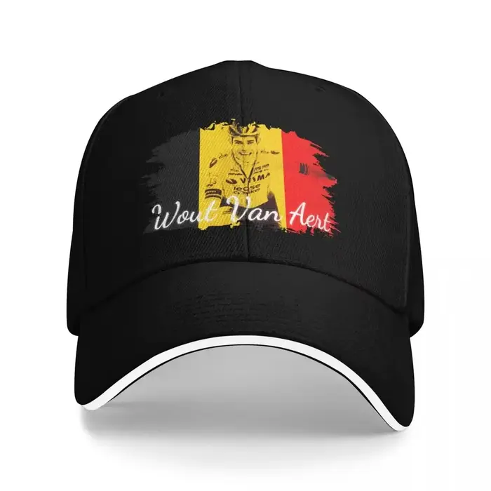 Casquette de Baseball Wout Van Aert, noire, pour hommes et femmes, nouvelle collection 2026