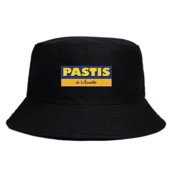 Chapeau de seau réversible Pastis Bob unisexe coton polyester pour hommes femmes protection UV plage été printemps automne hiver occasions décontractées