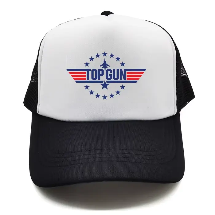 Top Gun Trucker Cap Hommes Cool Top Gun Chapeau Casquette de baseball