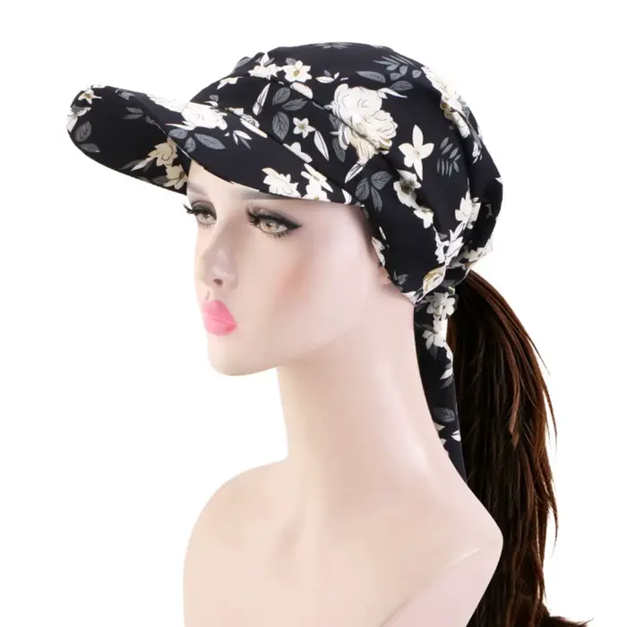 Casquette de baseball vintage tendance avec visière imprimée, chapeaux pare-soleil respirants, turba