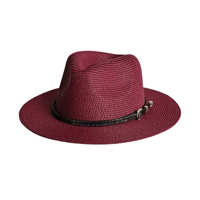 Chapeau Panama classique à large bord pour hommes et femmes
