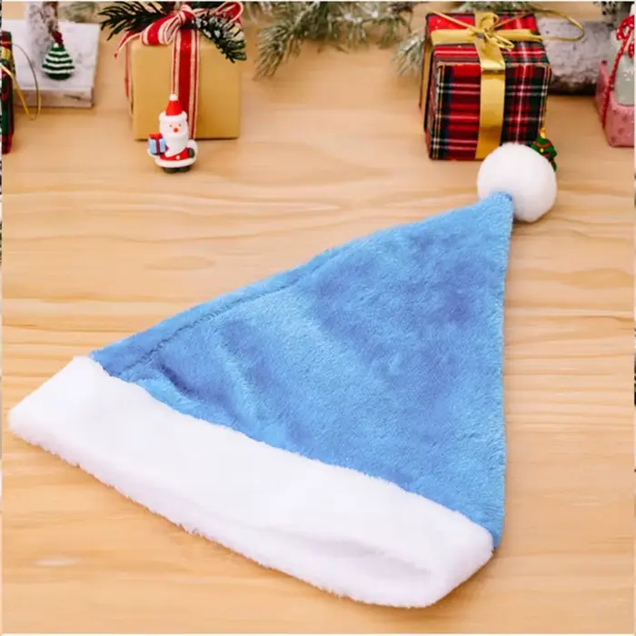Chapeau de Père Noël en Velours Doux, Confortable et Traditionnel, Multifonction, Pour Adultes et Enfants, Cadeaux du Nouvel An, Occasions Festives, Lavable à la Main