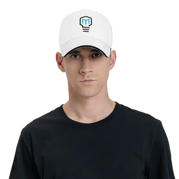 Casquette de baseball Summer Mark Rober Imprimée Protection Solaire Pour Activités Outdoor Fitness Style Hip Hop Occasions Spéciales