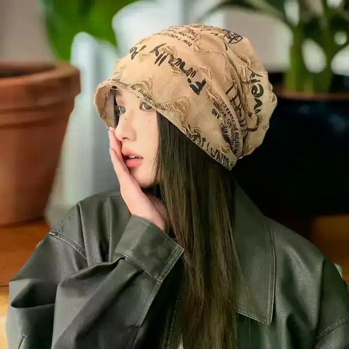 Mode Hip Hop bonnets chapeaux pour hommes femmes automne hiver mince Bonnet Gorras unisexe Streetwear Beanie Style ample