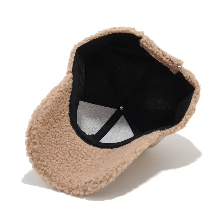 Casquette de baseball chaude en peluche Teddy