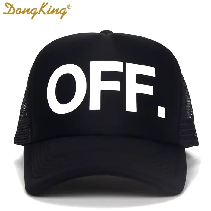 DongKing-Casquette de camionneur avec lettre imprimée