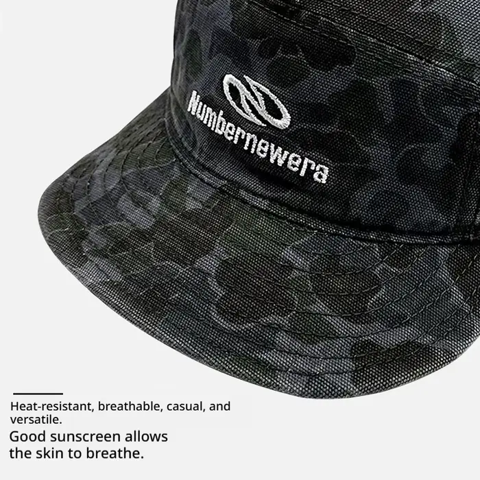 Casquette 5 panneaux camouflage à visière courte