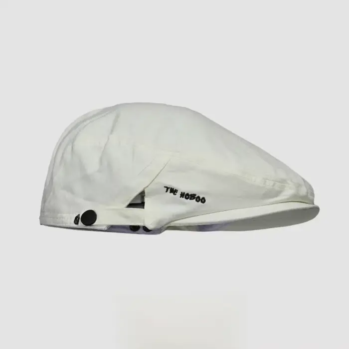 Béret brodé décontracté en coton vintage, casquette souple style Gatsby à porter devant ou derrière 