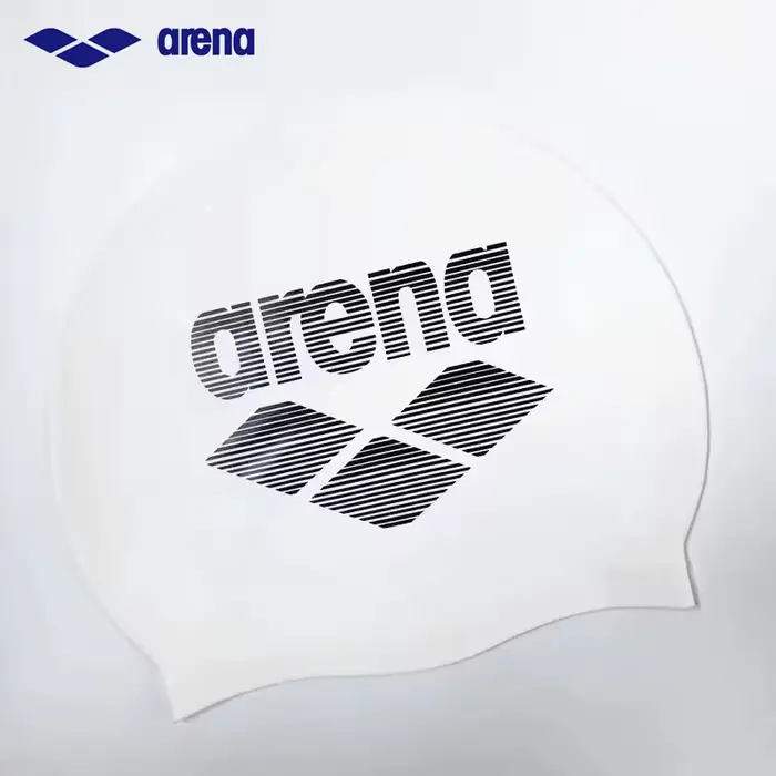 Arena Bonnet de bain en silicone unisexe, protection des oreilles imperméable, haute élasticité, aju