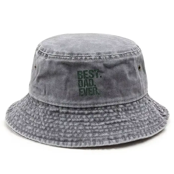Chapeau Bob en coton lavé style vintage pour homme protection solaire idéale pour la pêche et les activités de plein air cadeau anniversaire papa
