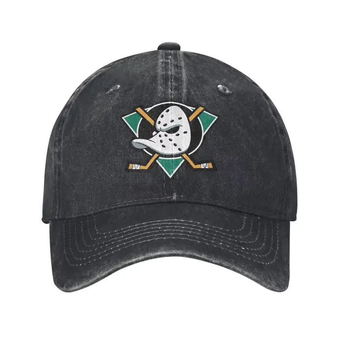 Casquette de Baseball Mightys Ducks soleil chasse Camping réglable lavé Hip Hop chapeaux hommes adul