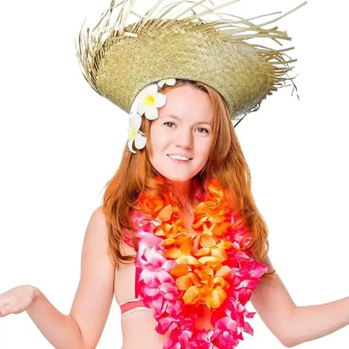 Chapeau de plage Panama Pava chapeau paille surdimensionné élégant cadeau surprise pour petite amie pour les vacances occasions décontractées