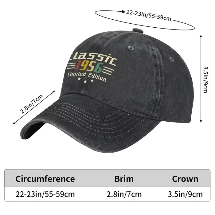 Casquette pour homme pour le 70e anniversaire