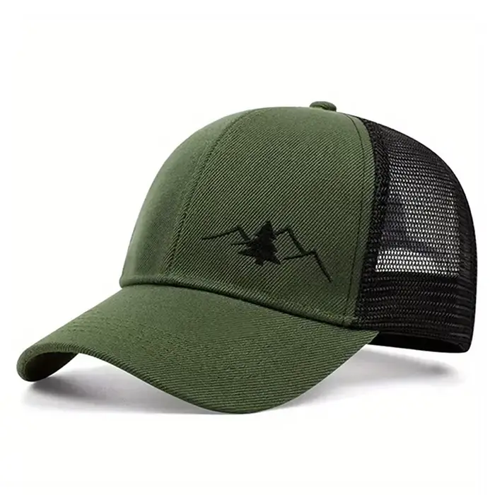 Nouvelle Casquette de Skateboard Tendance 2026, Broderie Sapin de Noël, Style Hip-Hop, Casquette de 