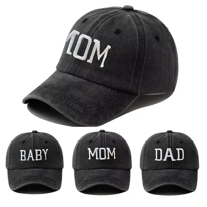 Casquette de Baseball en coton noir pur pour hommes et femmes