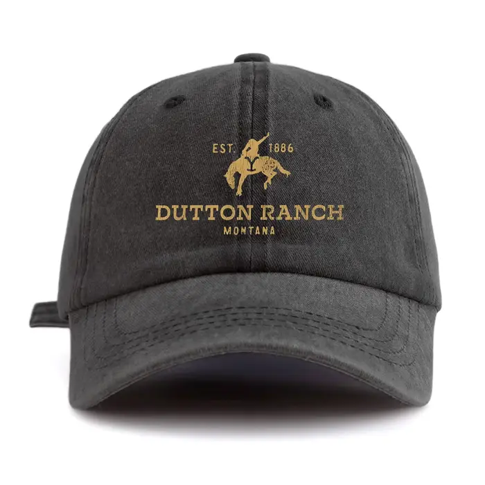 Casquette de baseball imprimée Dutton Ranch pour adultes, style rétro minimaliste, décontractée, dou