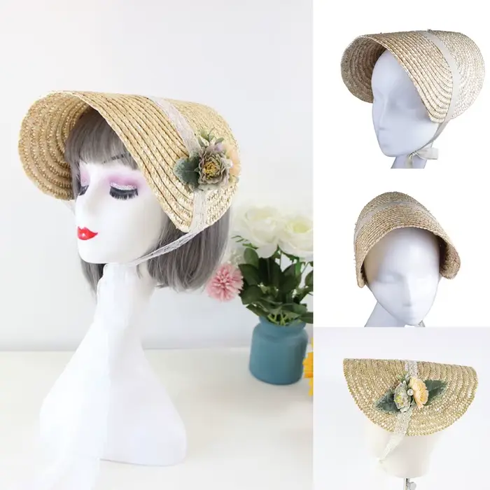 Chapeau de paille Lolita style français