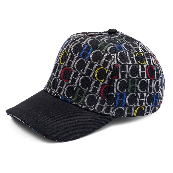 Casquette de baseball structurée unisexe avec monogramme CH