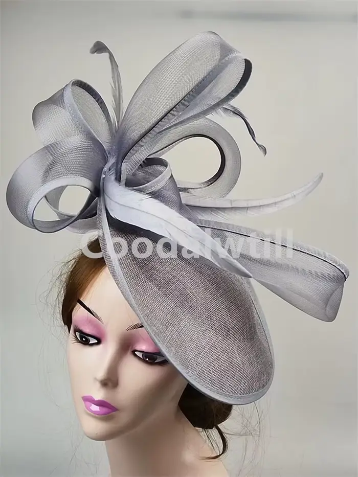 Fascinateur de cheveux verts pour femme, casquette de pilulier, événement formel, pièce de sauna Der