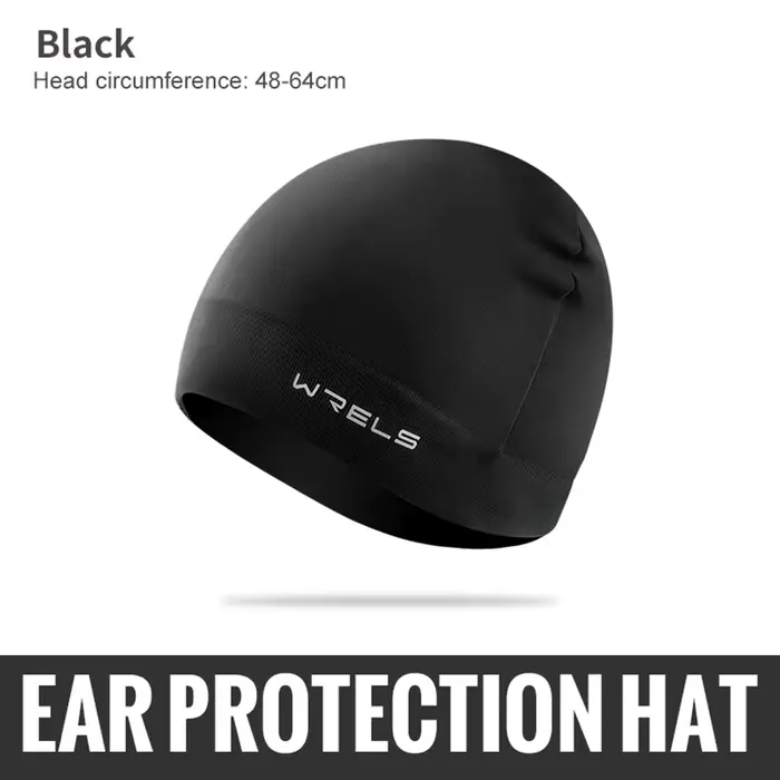 WRELS hiver bonnet chapeau coupe-vent chaud tricoté évacuant la transpiration cyclisme crâne chapeau