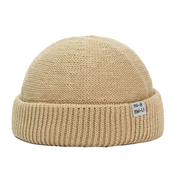 Hip Hop Beanie tricoté chapeau hommes mode Skullcap automne femmes hiver sans bords Baggy Melon casquette manchette