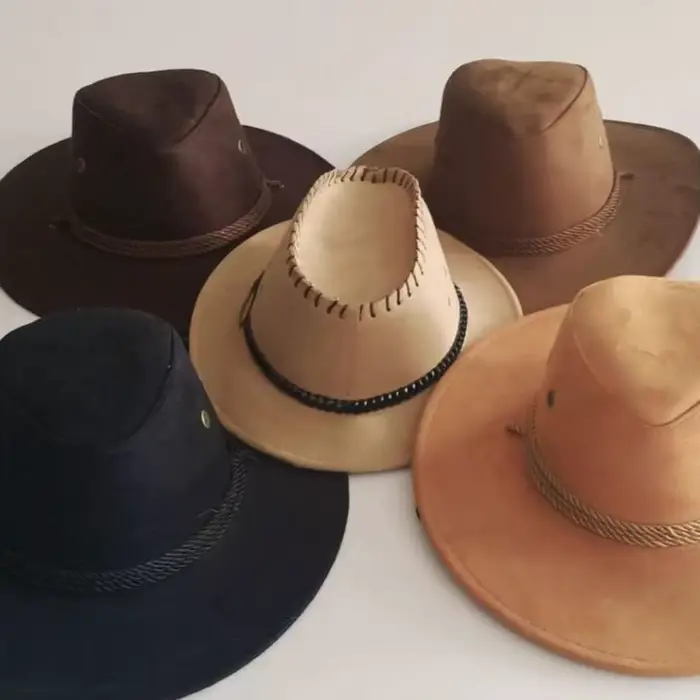 Chapeau de cowboy occidental coloré pour homme