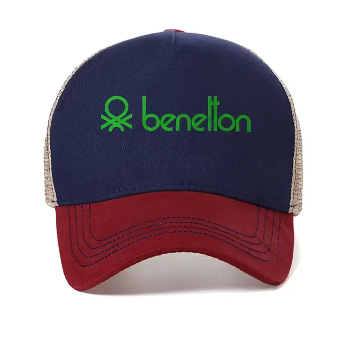 Casquette de baseball Benetton à imprimé lettres pour homme