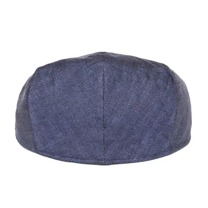 BOTVELA 100% lin casquette plate hommes femmes chevrons casquettes de gavroche conduite Bunnet Ivy chapeau Bakerboy chapeaux printemps été Boina