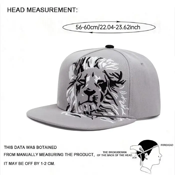 Casquette de baseball Lion Aigle Brodée Polyester Protection Solaire Style Sportif Occasions Décontractées Polyvalente Toutes Les Saisons