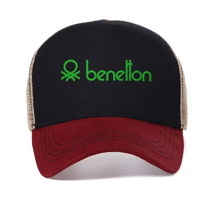 Casquette de baseball Benetton à imprimé lettres pour homme