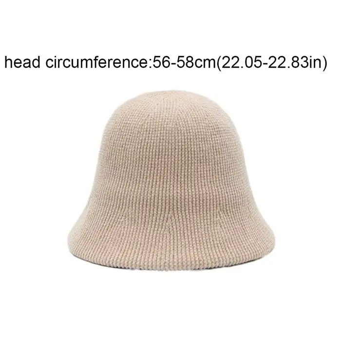 Chapeau de pêcheur tricoté en Chenille