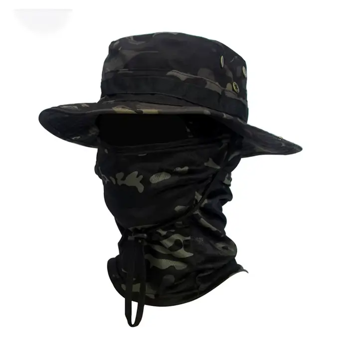 Chapeau de Soleil DLBVUL pour Hommes Imprimé en Polyester et Elastane Multifonctionalité pour Activités Extérieures et Vacances