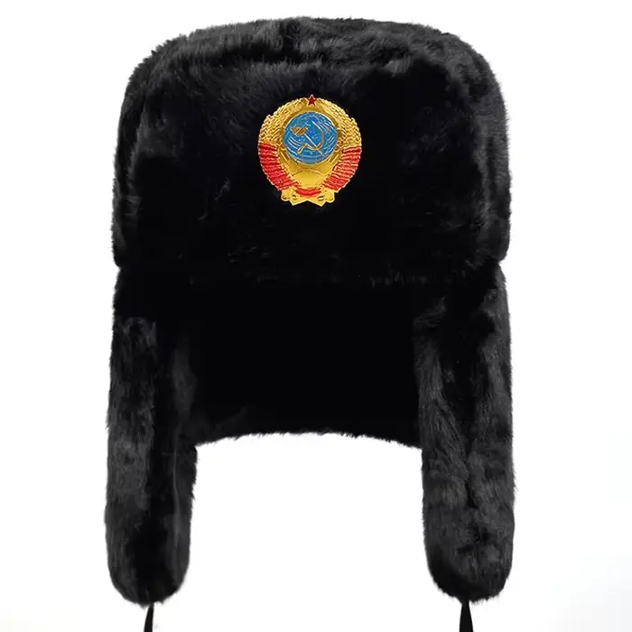 Casquette de bombardier russe, cache-oreilles chauds pour l'extérieur, bonnets de ski d'hiver univer
