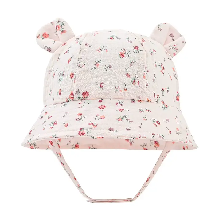 Chapeau d'été en mousseline de coton pour bébé, casquette Panama pour enfants, chapeaux de soleil do