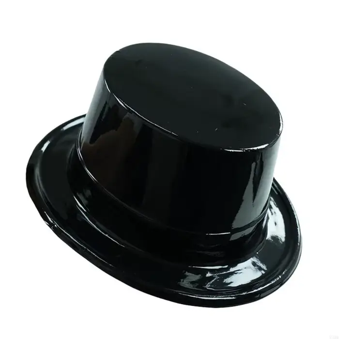 Chapeaux en PVC pour adultes, pour hommes femmes, chapeau magicien casquette seau pour fête d'hallow