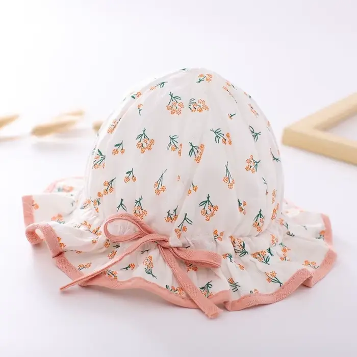 Chapeau de bébé léger respirant protection UV nœud élégant visières larges réglables occasions spéciales nouveau-né enfant