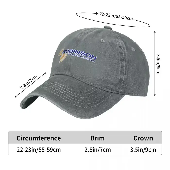 Casquette de baseball tendance 2026 ROBINSON HELICOPTERS pour hommes et femmes – Marque de chapeaux